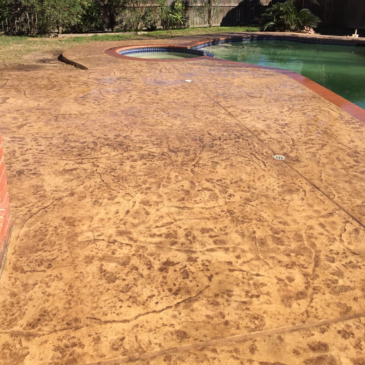 Stamped Concrete Installations for Texas Curb N Borders in Houston, TX