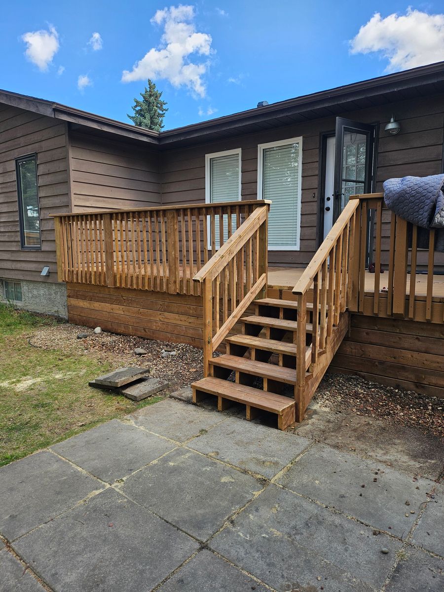 Deck & Patio Installation for Skywalker Contracting Inc.  in Red Deer, Alberta