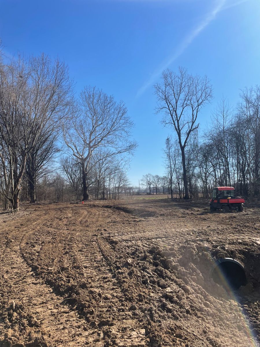 Land Grading for Beaver Excavating Services in Friendship, TN