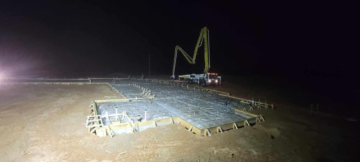 Foundation for PG Brothers Concrete LLC in Stephenville, TX