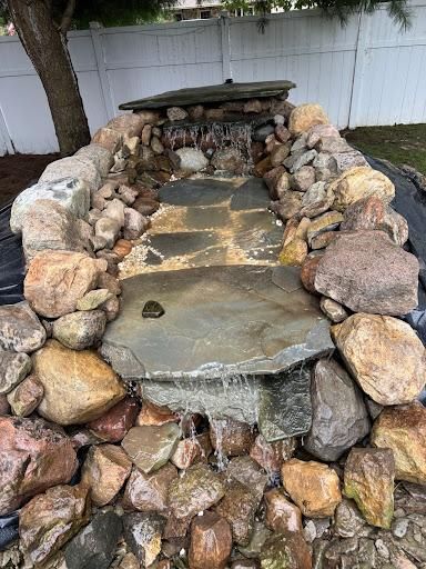Water feature for A & A Lawn Care and Outdoor Services in Fairview, PA