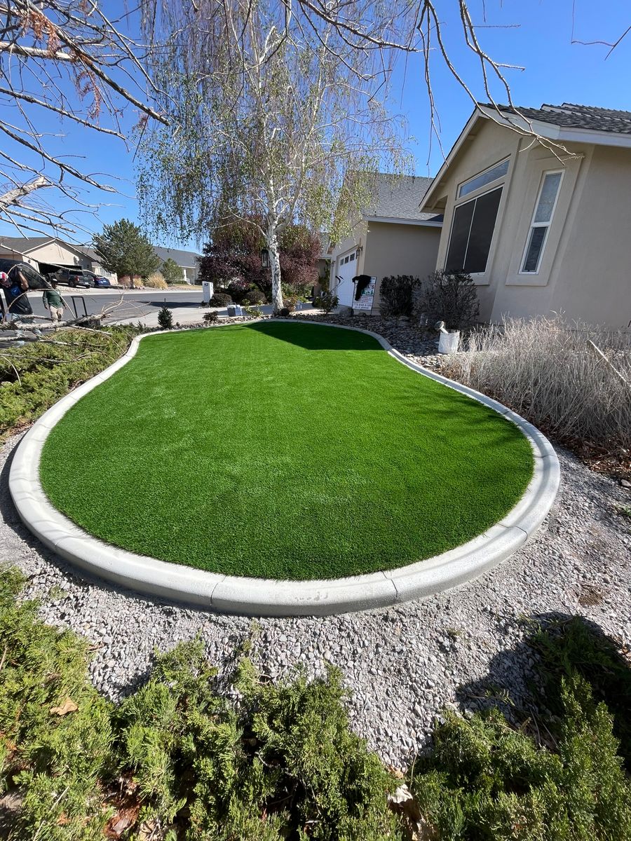 Synthetic turf for Angel Landscaping in Sparks, NV