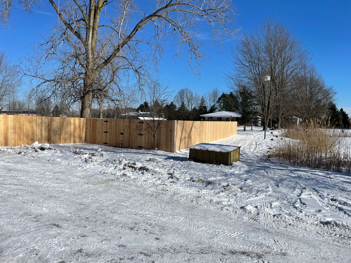 Fence Installation for TMF Services in Lapeer County, MI