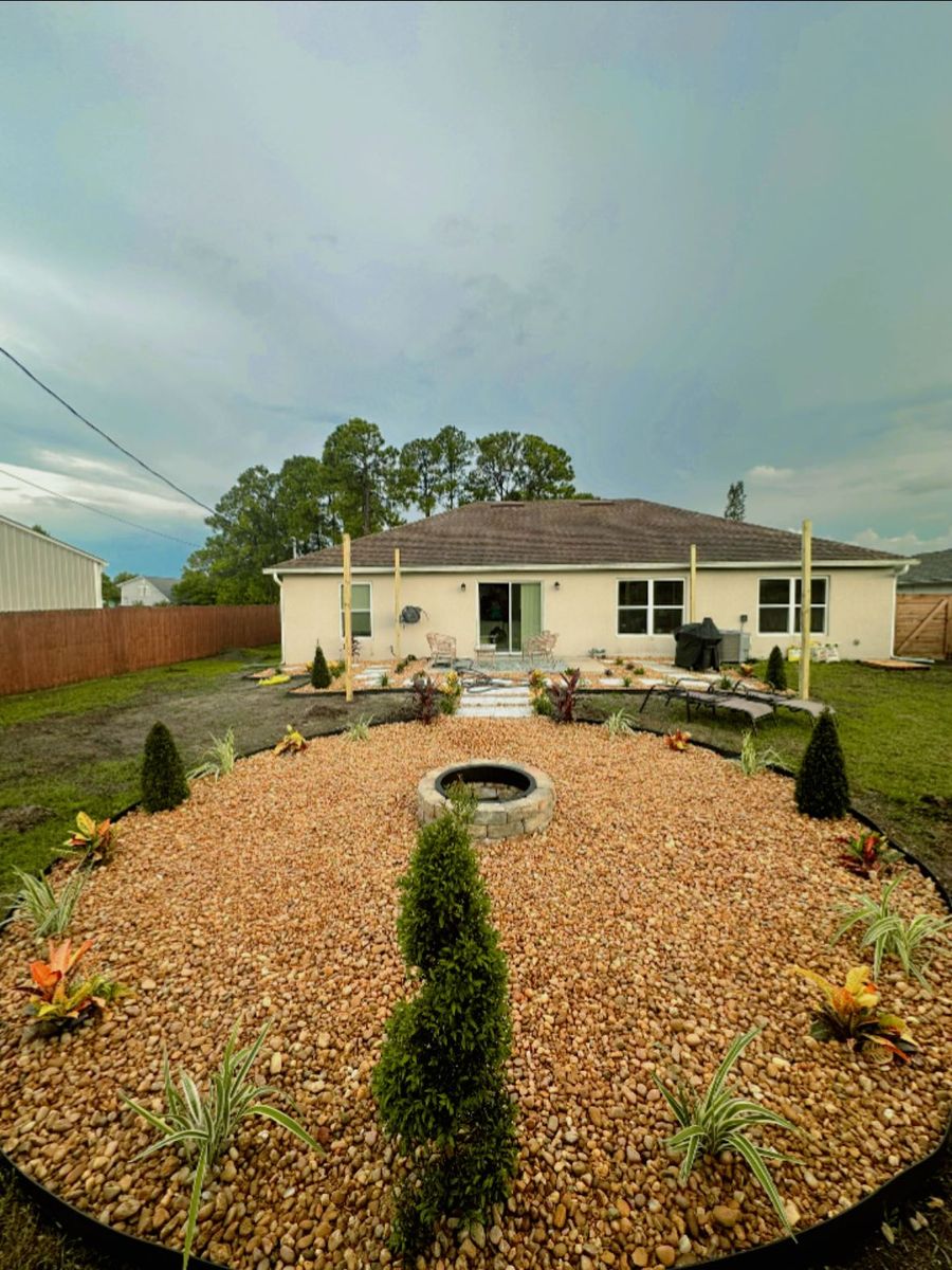Landscaping for Rize N’ Grind  in Punta Gorda, FL