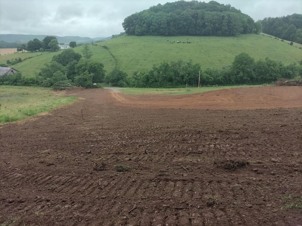 Site Preparation for King of Dirt in Cornersville, TN