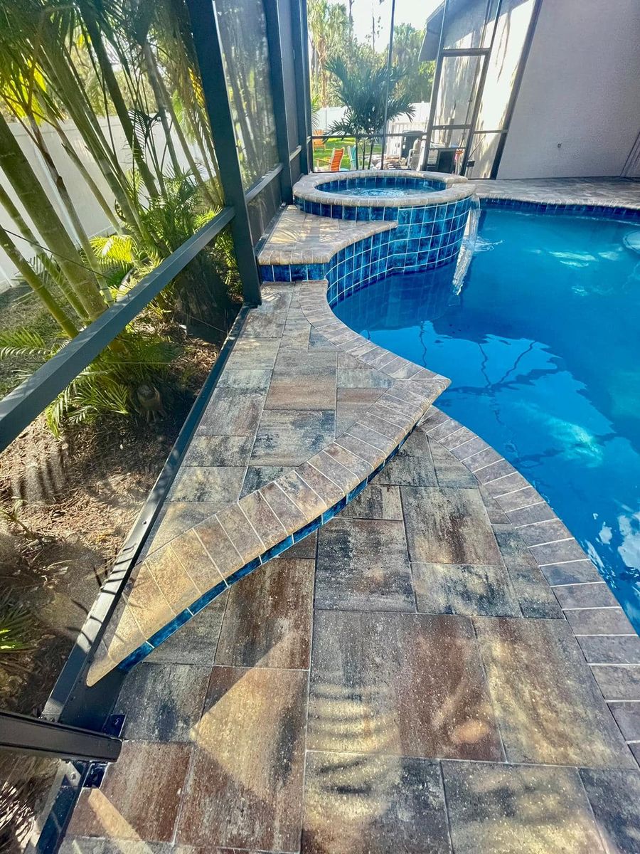 Paver Patios and Walkways for DelliQuadri Landscapes LLC in North Port, FL