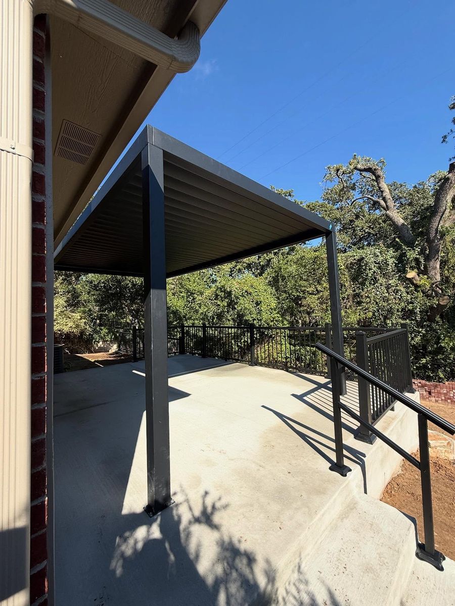 Outdoor living area for Rojas Contractors in Fort Worth, TX
