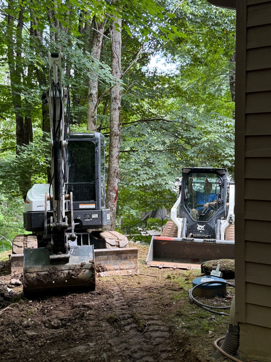Site Preparation for OCD Landworks in Lenoir, NC