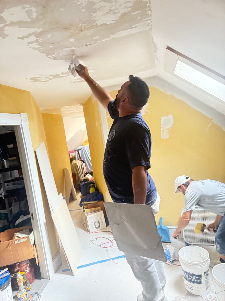 Custom Drywall Work for P.L.R Drywall & Plaster in New Bedford, MA