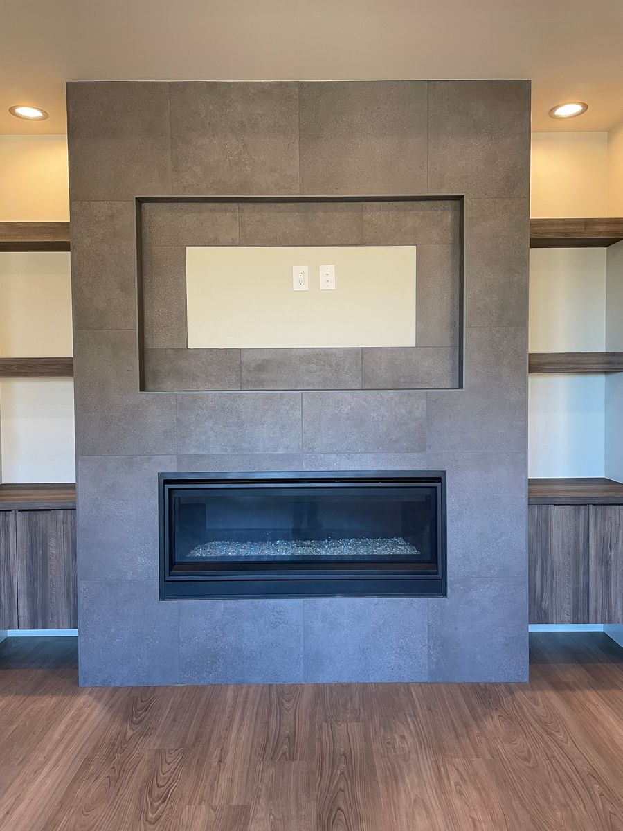 Fireplace Tiling for C&N Flooring Solutions LLC in Chino Valley, AZ