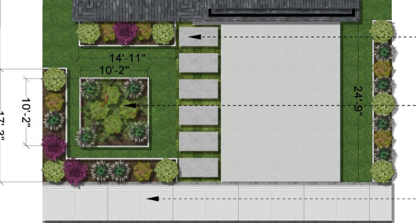 3D Landscape Design for Guzman's Landscaping Services in Austin, TX