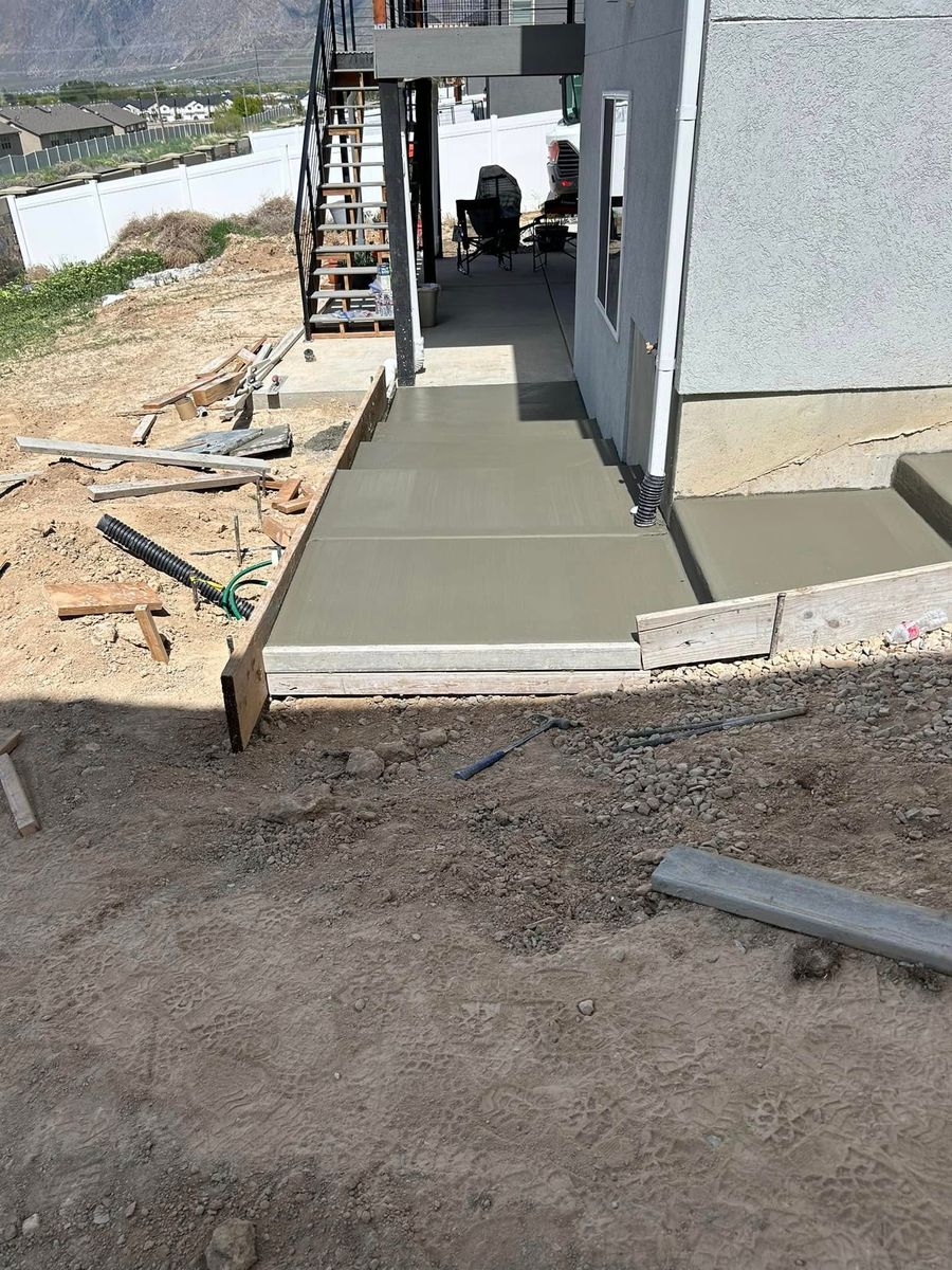 Сoncrete Installation for Hifo Construction in Spanish Fork, UT