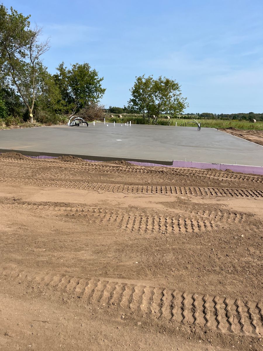 Concrete Slab Construction for Nick's Concrete & Masonry in Baxter, MN