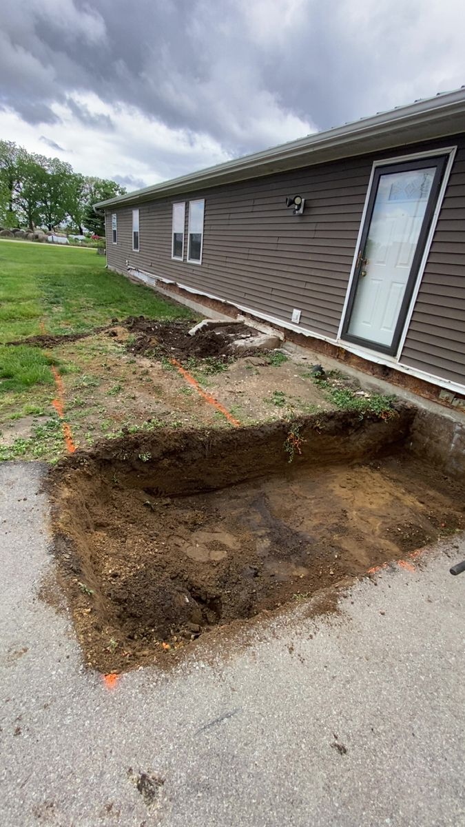 Driveway Install for TDC Excavating in Dubuque, IA
