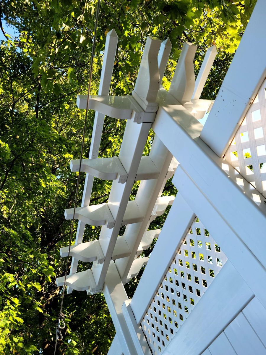 Gate Pergola for Azorean Fence in Peabody, MA