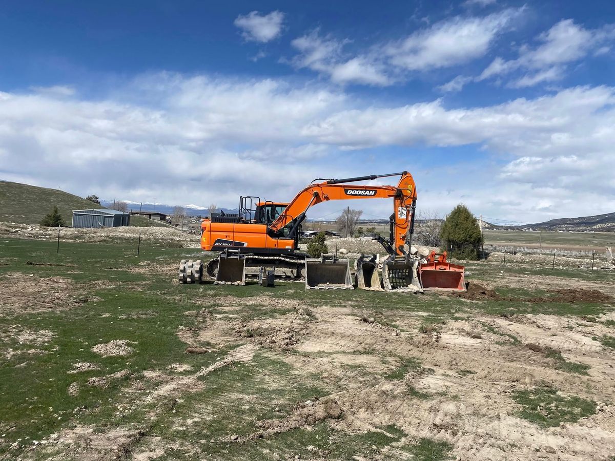 Foundation Digging for DL Dirtworks LLC in Ephraim, UT