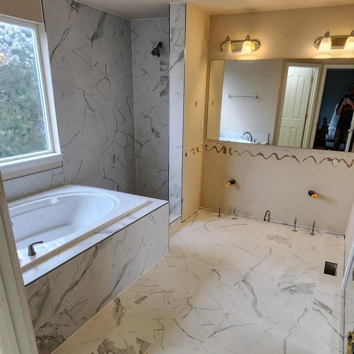 Bathroom remodel for Flawless Tile Company in Boise, ID