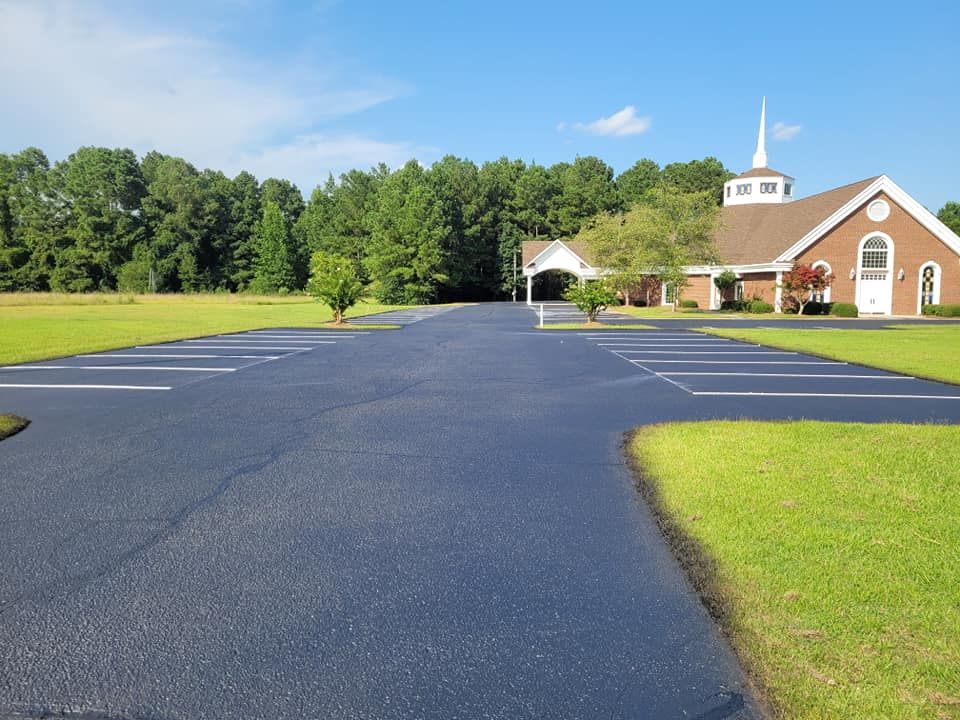 Parking Lot Stripping for Southeast Sealing & Striping in Bladenboro, NC