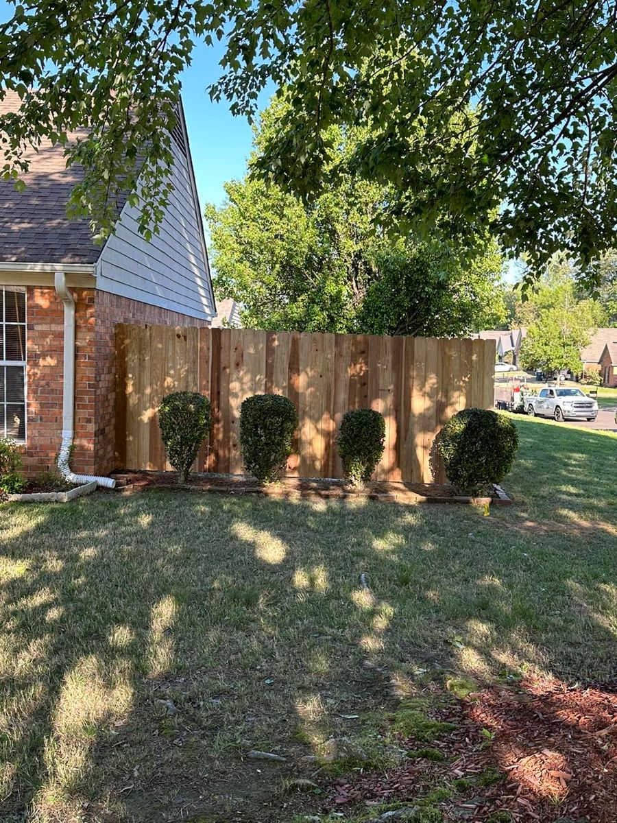 Fence Installation for Frontline Fencing LLC in Hernando, MS