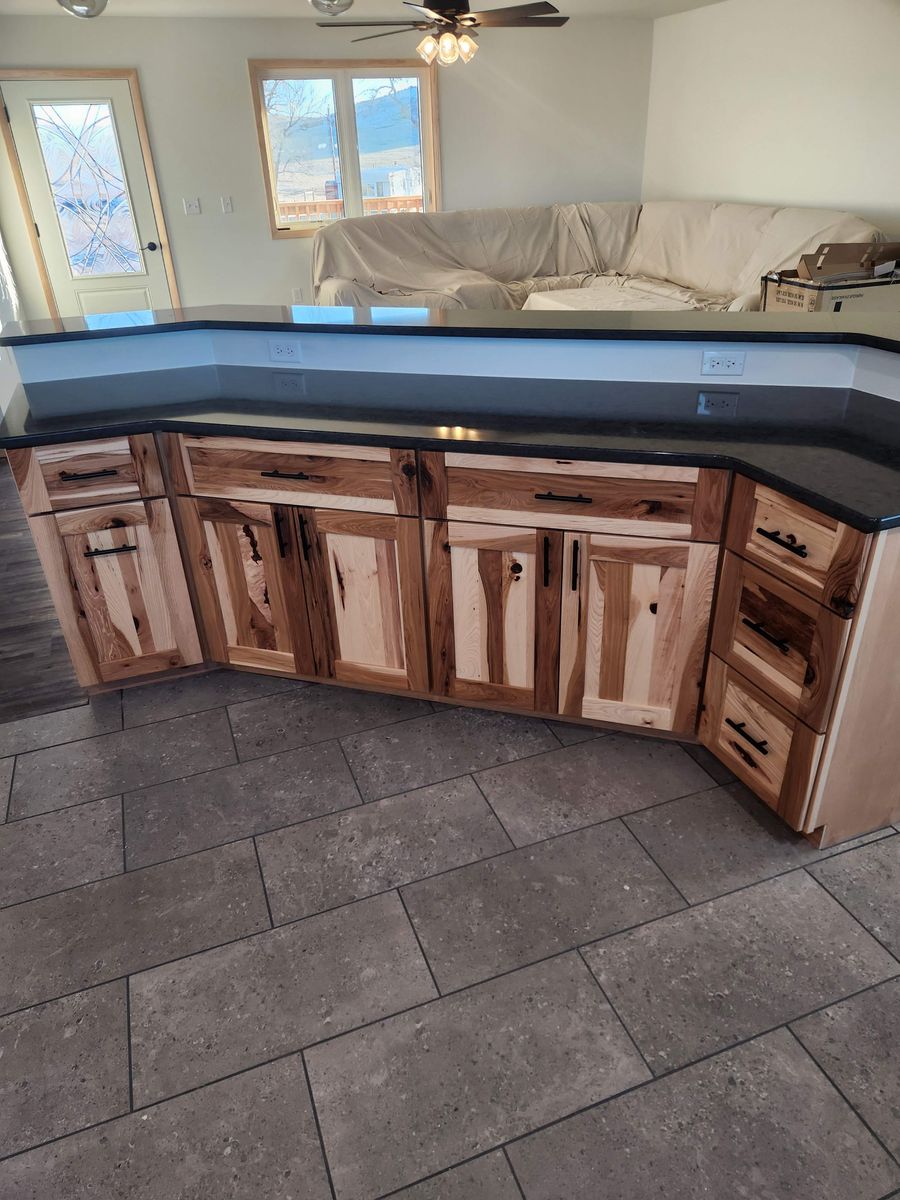 Kitchen Renovation for Pinewood Construction. LLC in Miles City, MT