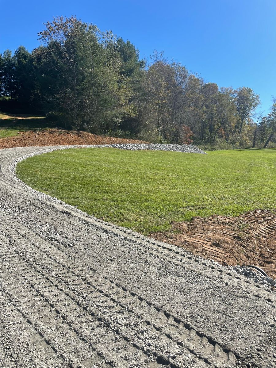 Site Grading for Old South Grading in Glade Valley, NC