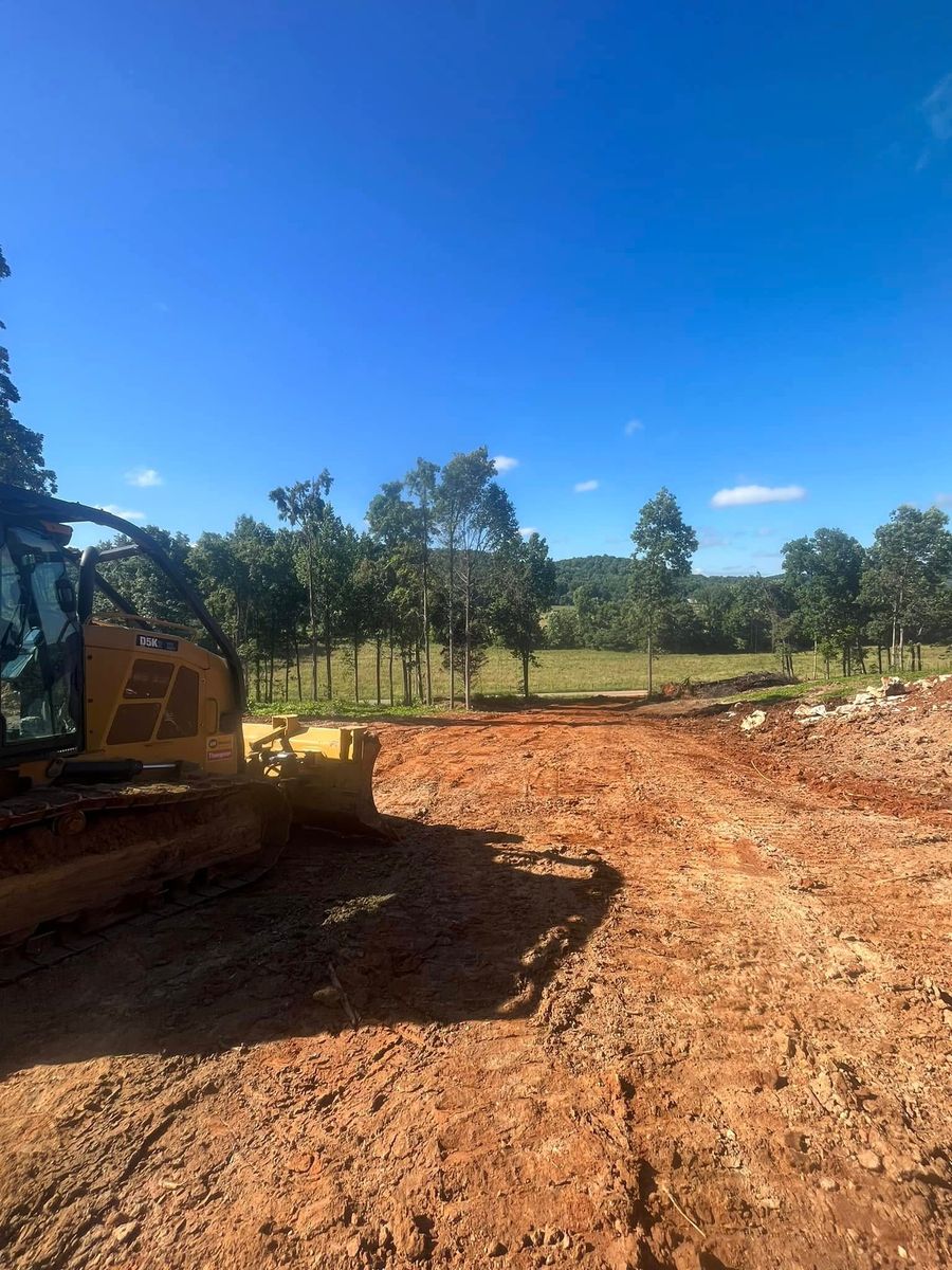 Site Preparation for Blair Excavation in Cookeville, TN