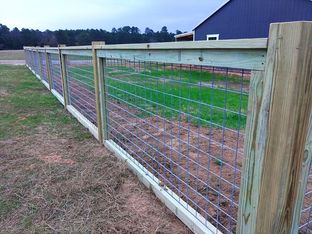 Fence Installation for G.I. Fence & Metal Work in Gilmer, TX