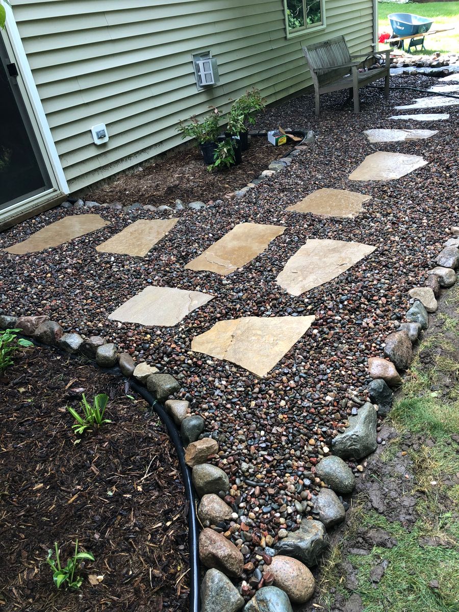 walkways for Paradise Lawnscapes in West Bend, WI