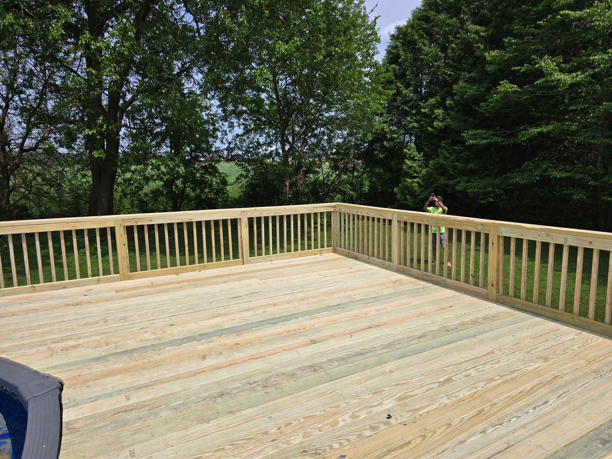 Deck & Patio Installation for Santiago Construction LLC in Valparaiso, IN
