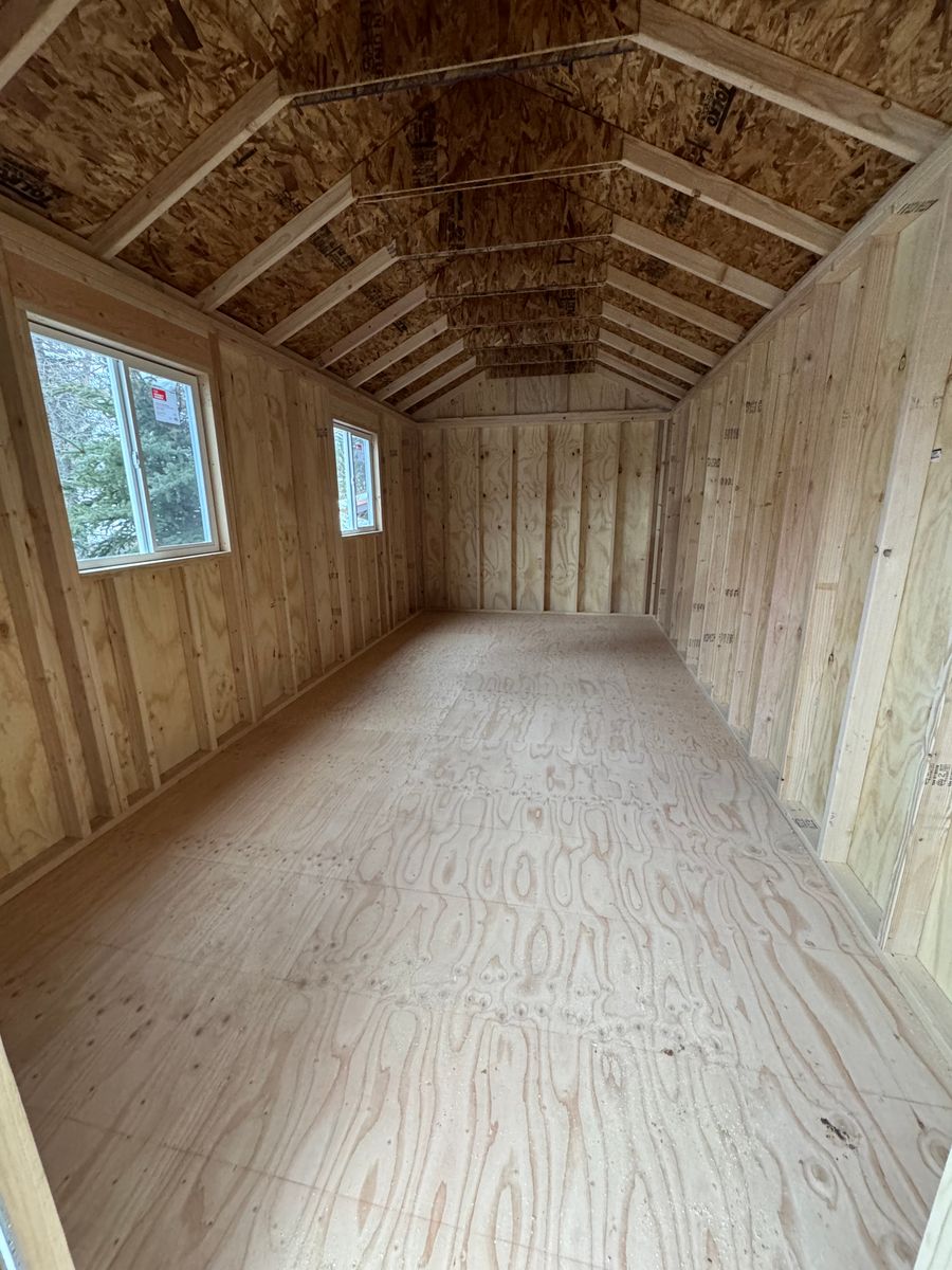 Gable Style Shed for Rocky Mountain Shed Builders in Whitefish, MT