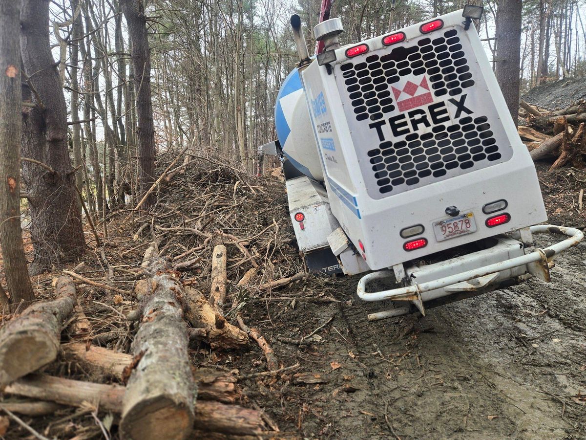 Foundation Digging for MJS Excavating in Hardwick, MA
