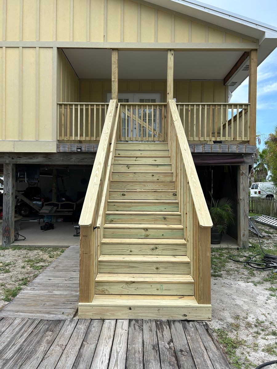 Deck Construction for MDP Elite Services LLC: Custom Home Builder & Renovation Contractor in Baldwin County, AL in Baldwin County, AL