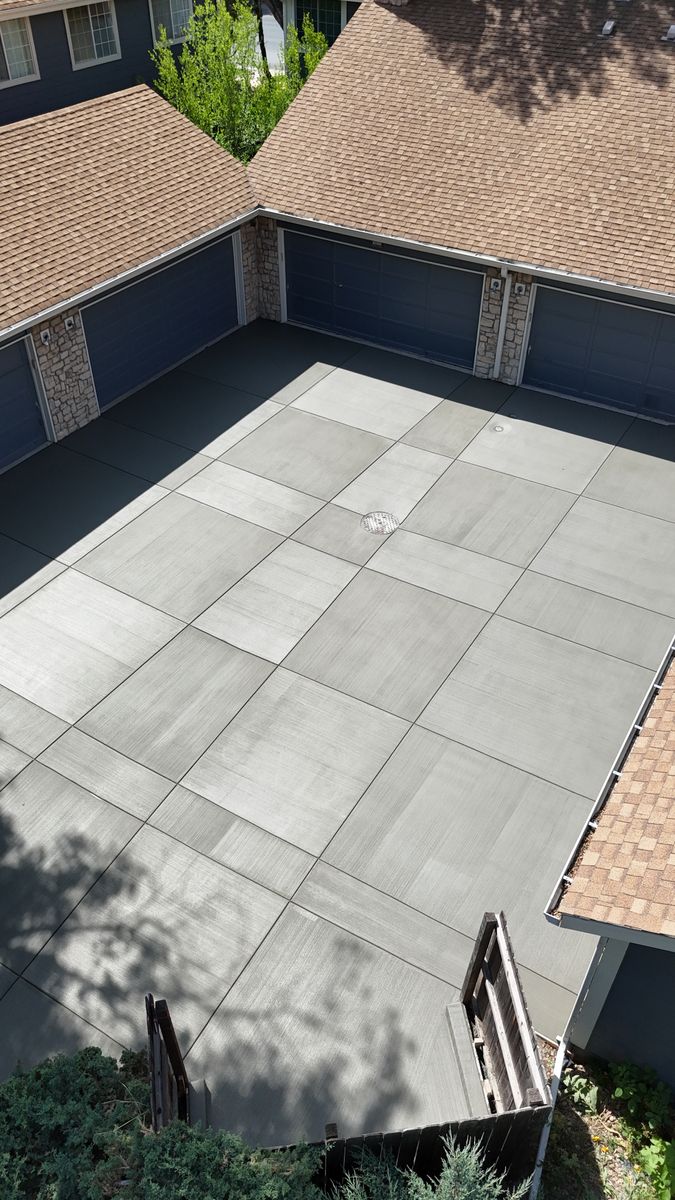 Concrete Driveways for B&M Concrete LLC in Longmont, CO