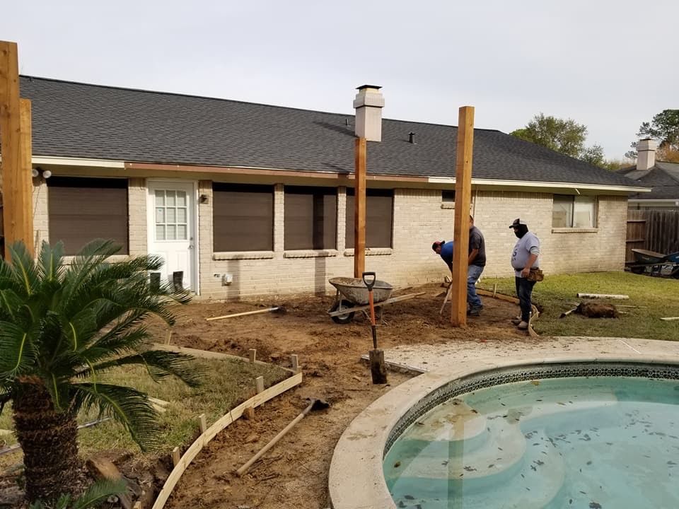 Pool Remodels for Texas Curb N Borders in Houston, TX