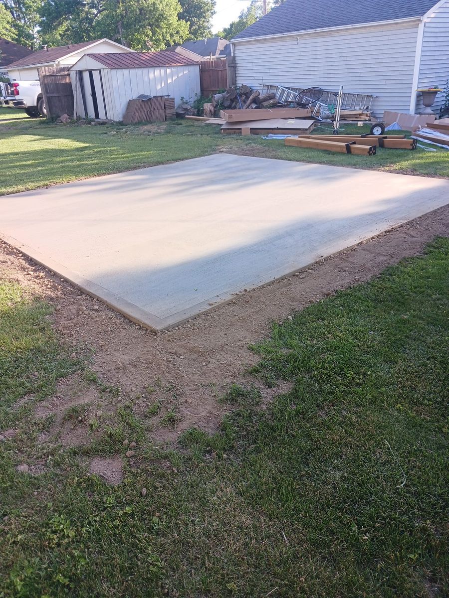 Foundation Laying for W.A. Concrete & Home Projects in Richmond, IN