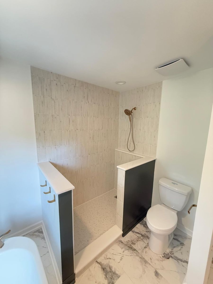 Bathroom Renovation for Landin's TILE WORK in Shelby, NC