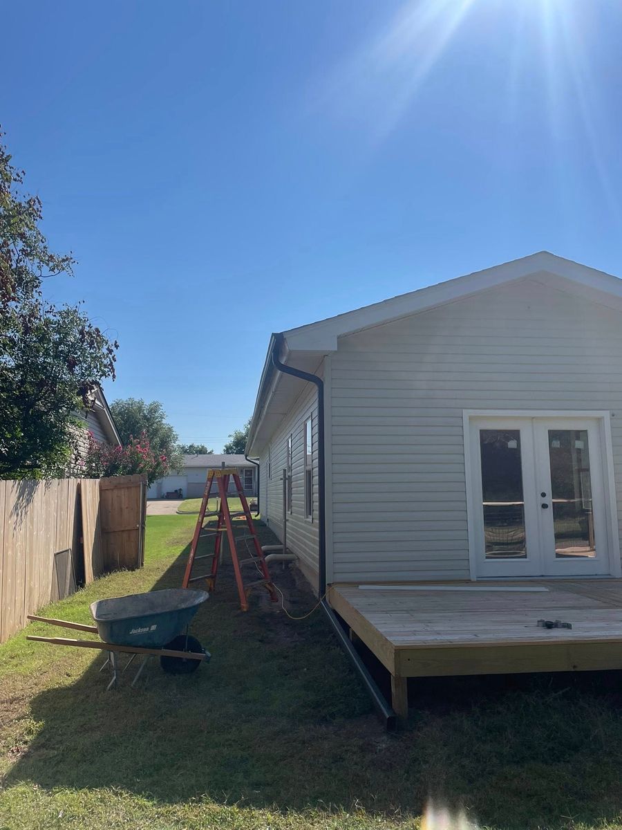 Gutter Cleaning for Skyline Gutters & Co in Yukon, OK