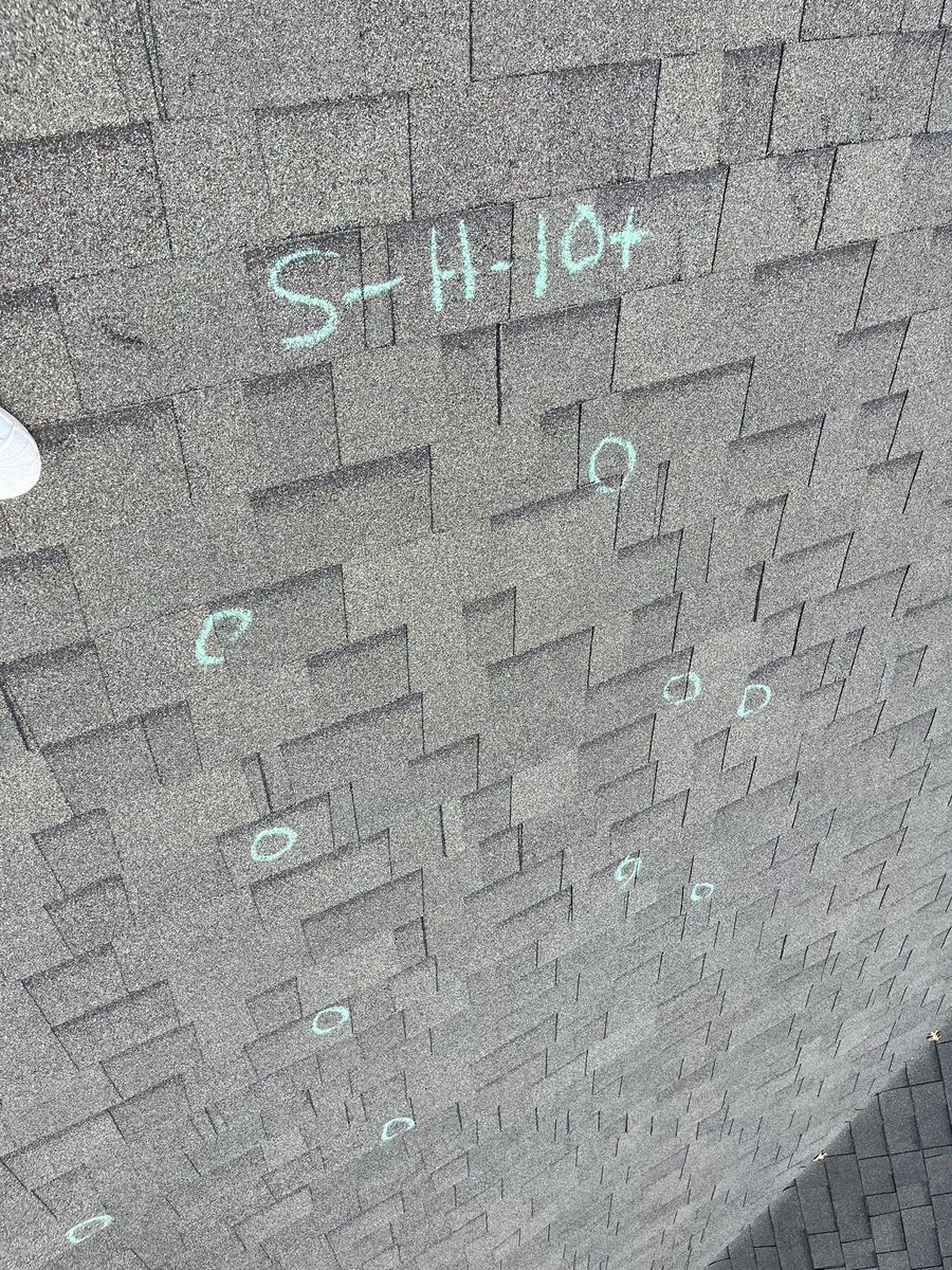 Hail & Storm Roof Damage for Major League Roofing in Frisco, TX