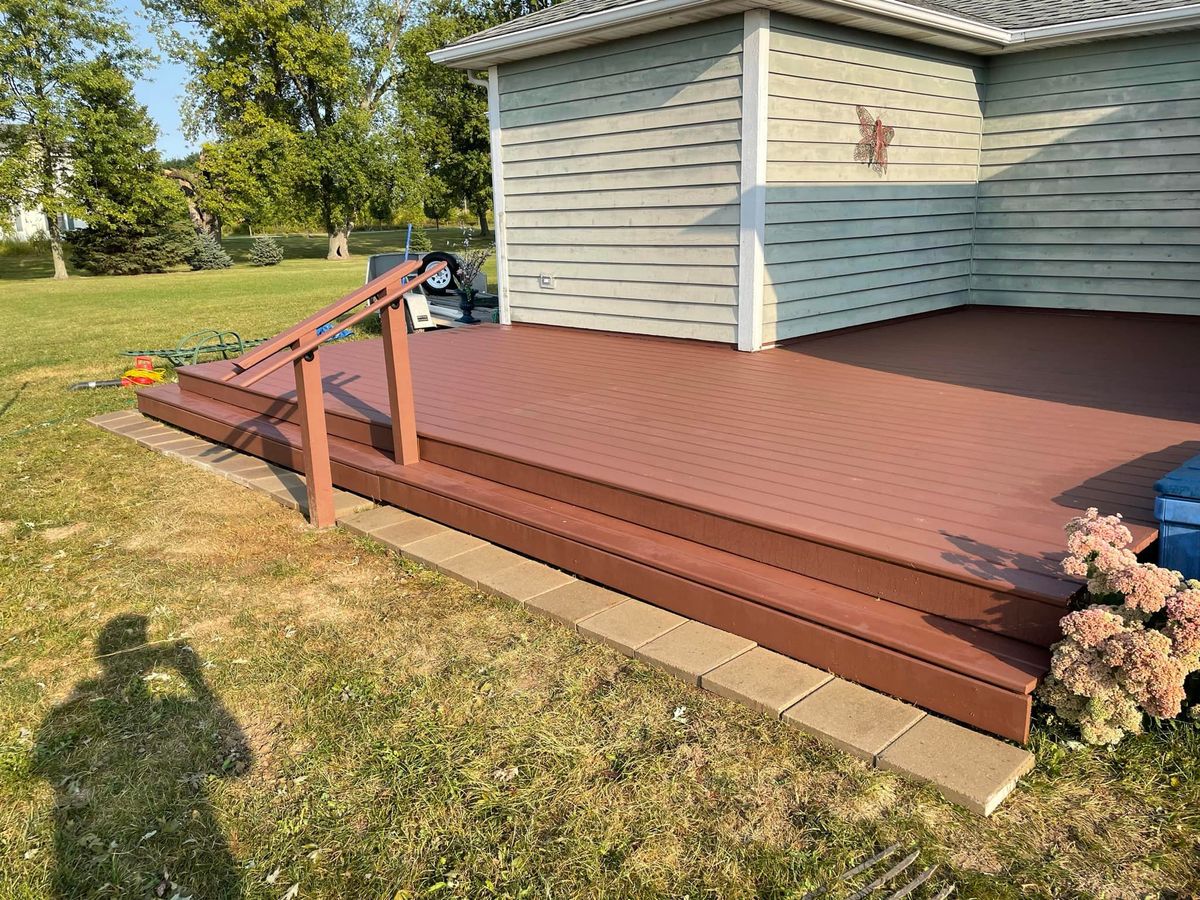 Deck Installation for Next Generation Enterprises in Oswego, IL