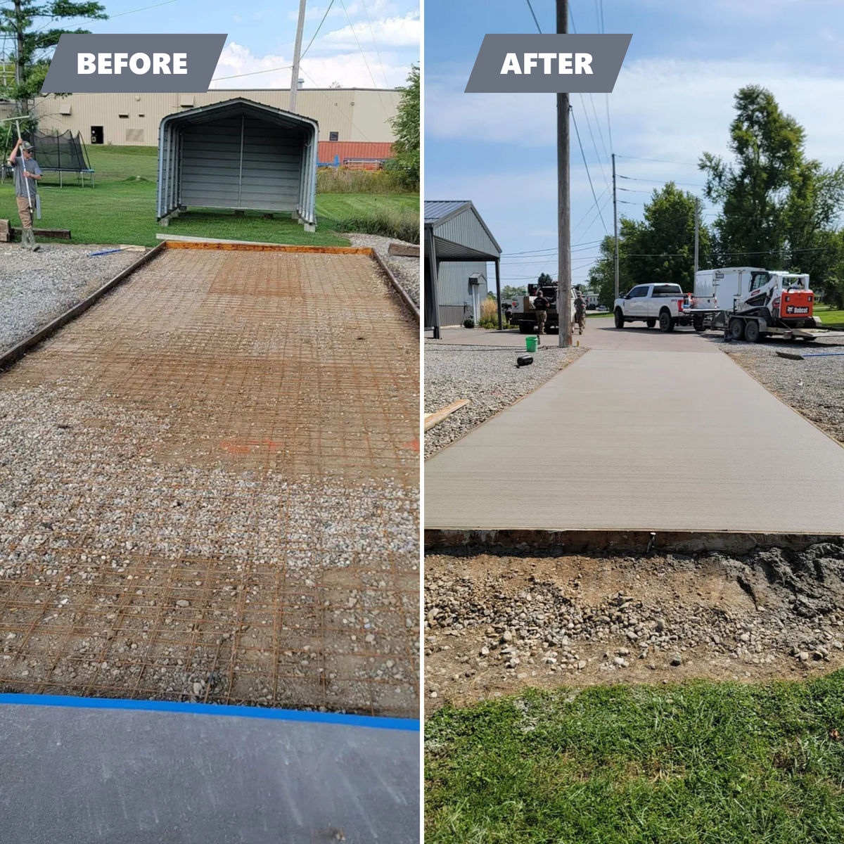 Concrete Driveways for JB WORX in Angola,, IN