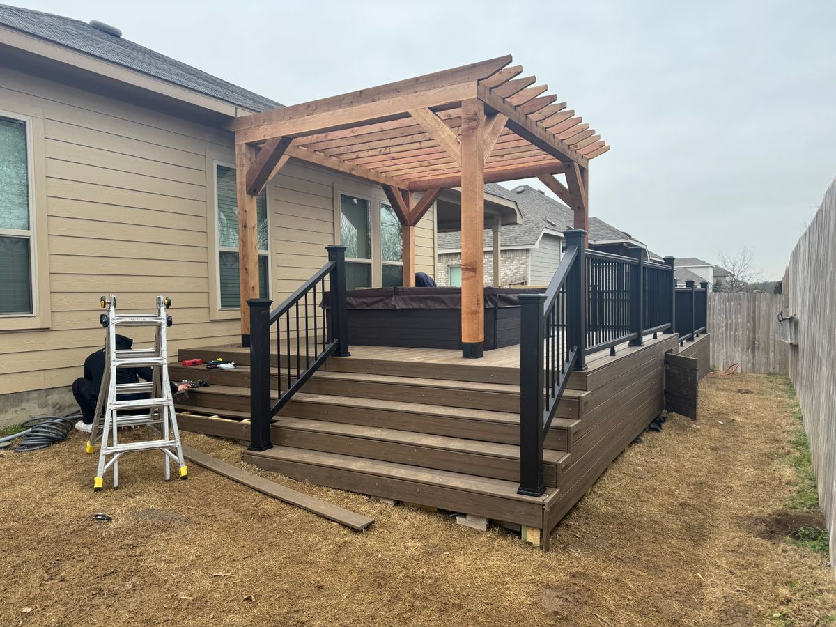 Exterior Painting for L.P. Contractors in San Antonio, Texas