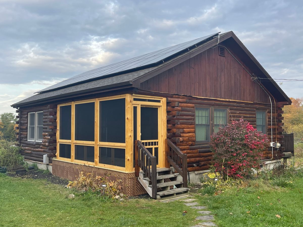Timber Framed Screen Porches for McKenna General Contracting in Readfield, ME