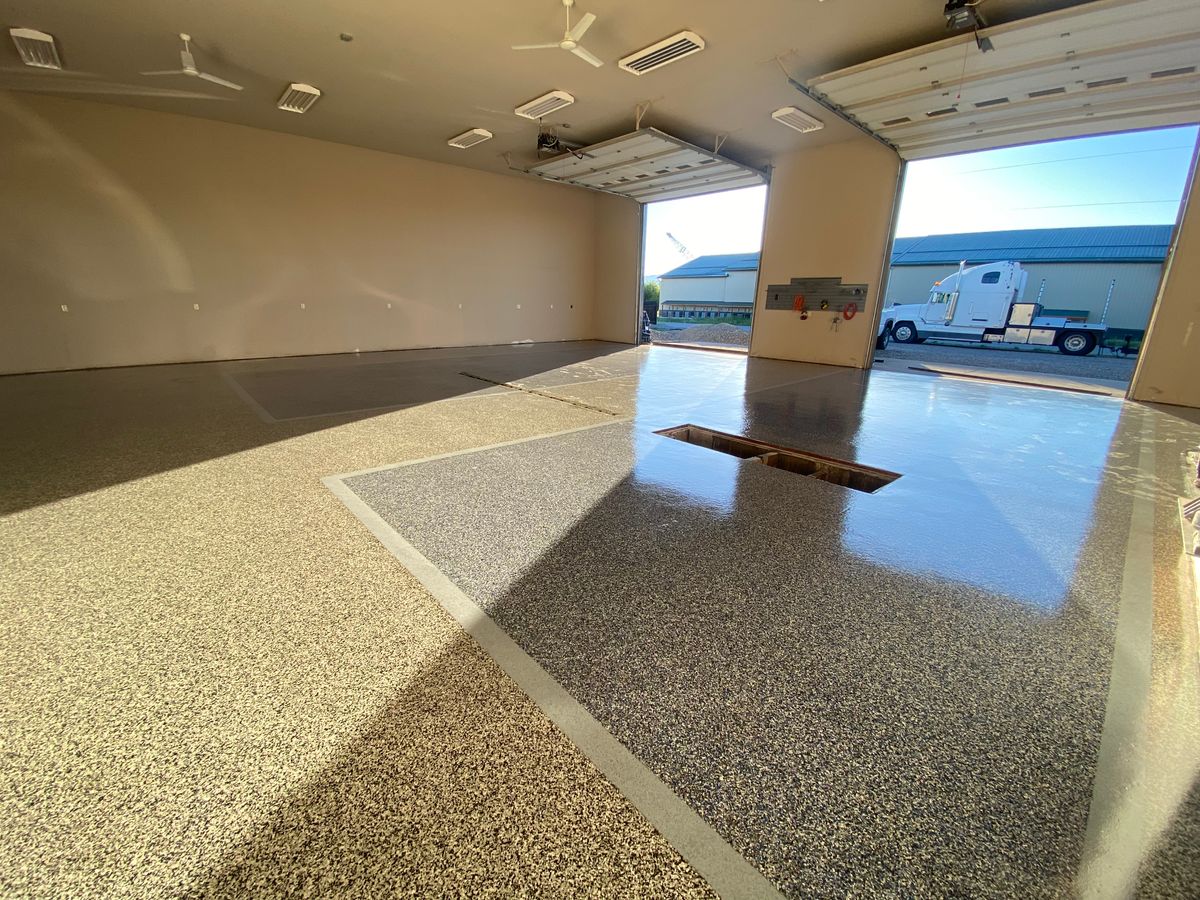 Epoxy Floor Coating for Grand Painting in Bozeman, MT