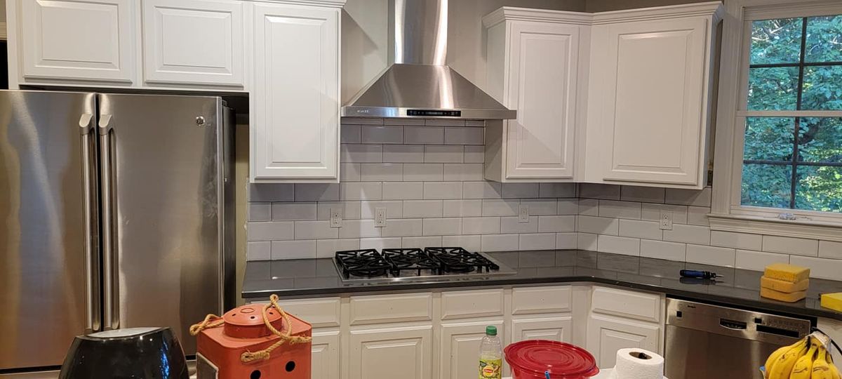 Kitchen Backsplash Tiling for Precision Enterprise Construction LLC in Loganville, GA