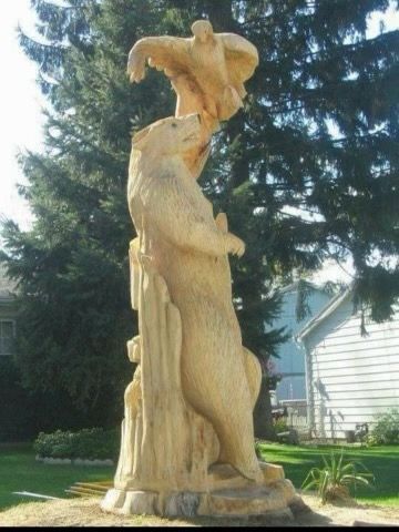 Custom Wood Carvings for Terra Steel Creations in Independence, KY