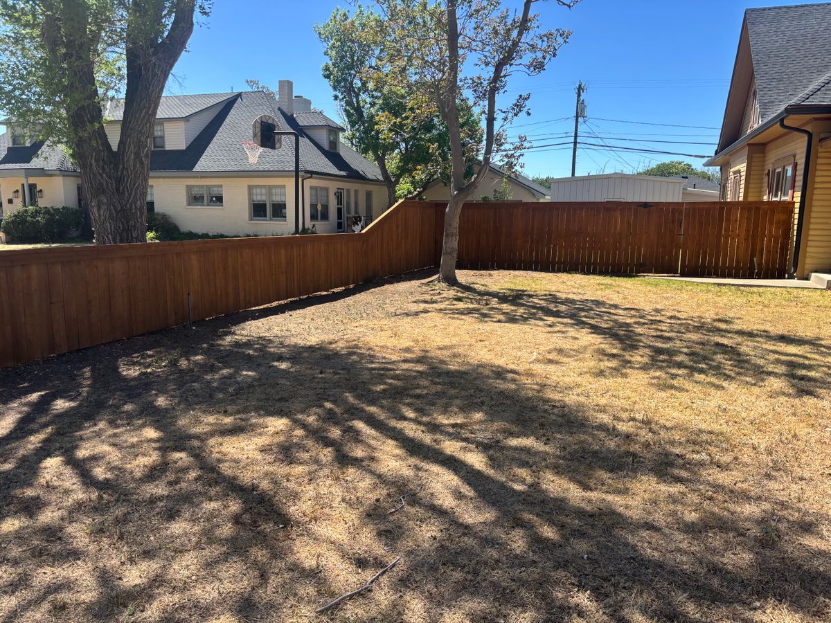 Fence Installation for Straight Edge Siding, Fencing & Decks in Pampa, TX