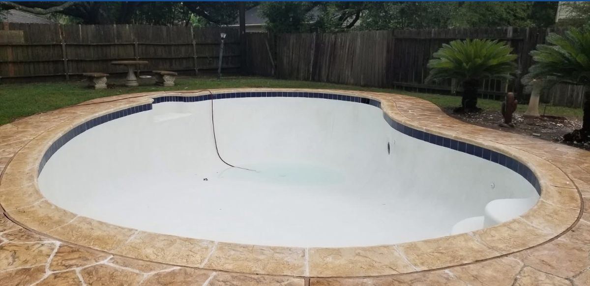 Pool Remodels for Texas Curb N Borders in Houston, TX