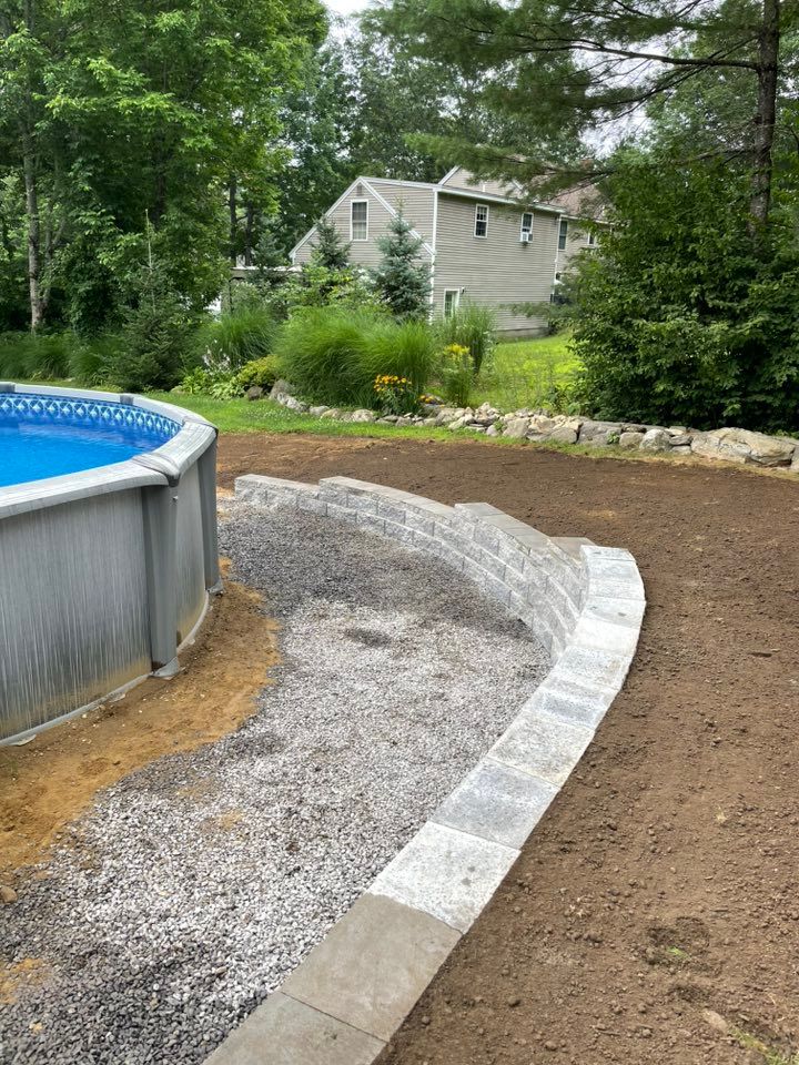 Hardscape Installation for Deering Ridge Landscaping in Waterboro, ME