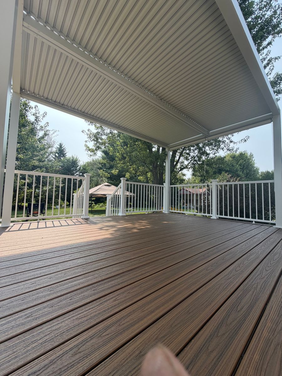 Composite Decking for RBM Construction Inc. in Eau Claire, WI