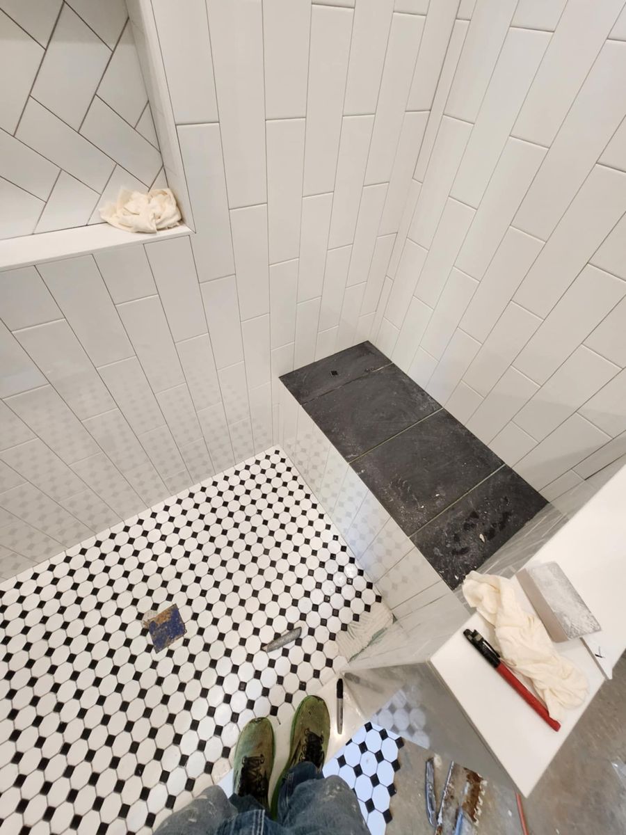 Tile for Rooted Renovations in Whitwell, TN